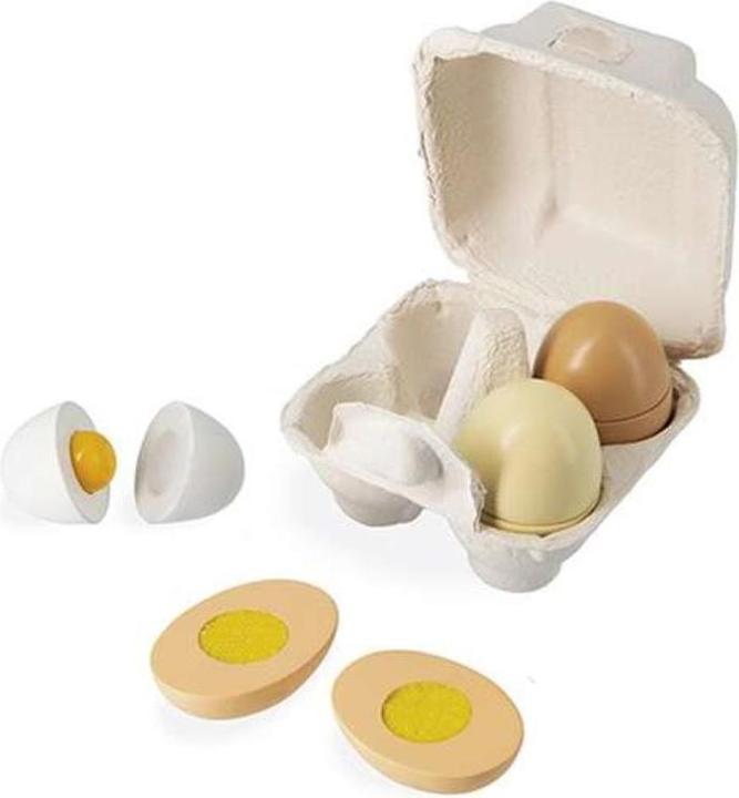 Janod Set Eier aus Holz