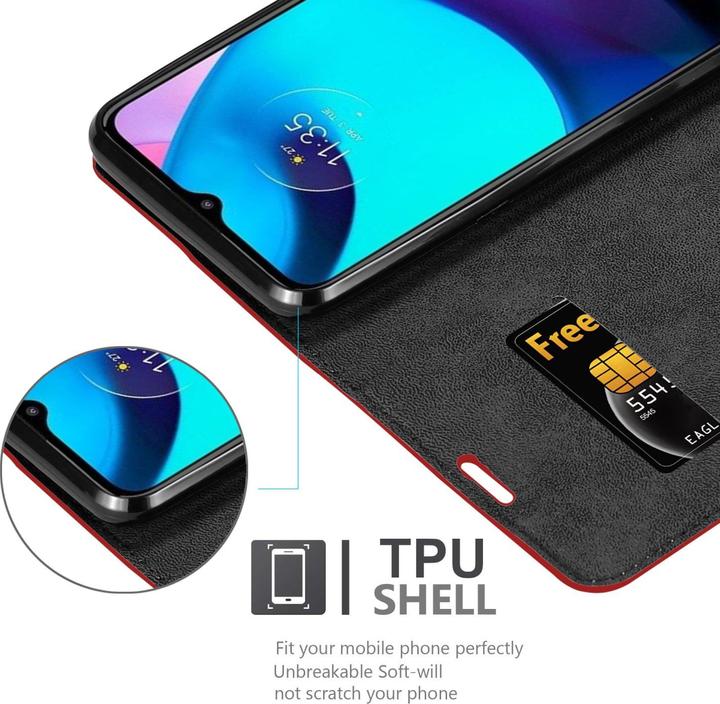 Image du produit Cadorabo Book Invis. Étui magnétique (Motorola E30, Motorola Moto E20, Motorola Moto E40)