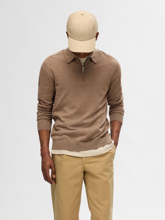 Image du produit Selected Homme Polo à manches longues en tricot (L)