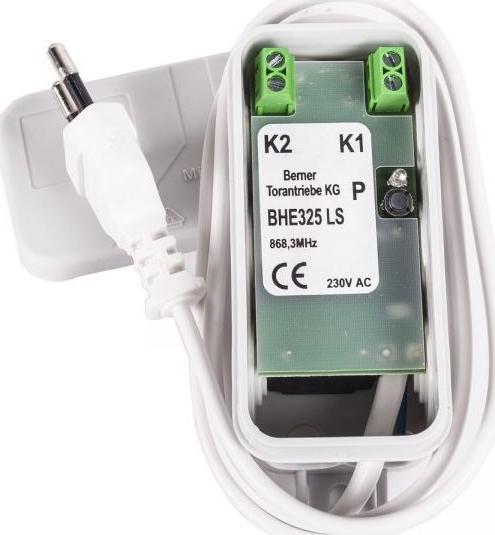 Berner Mini hand-held transmitter BHE325 (frequency 868 MHz, accessory for door operators, 2 channel, 2 (Heating actuator)