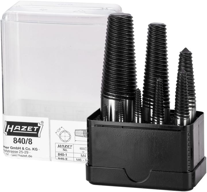 Immagine prodotto HAZET Serie di estrattori viti 840/8 ∙ Numero utensili: 8