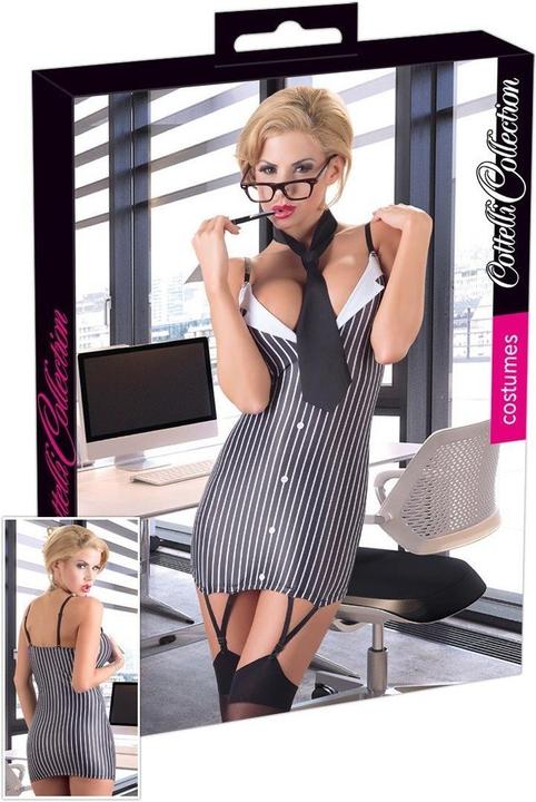 Actual product image Cottelli Collection Secretary suspender dress (L)