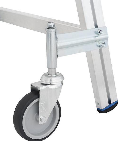 Immagine prodotto Krause Scala a piattaforma con corrimano extra alto (Scala a pioli, 250 cm)