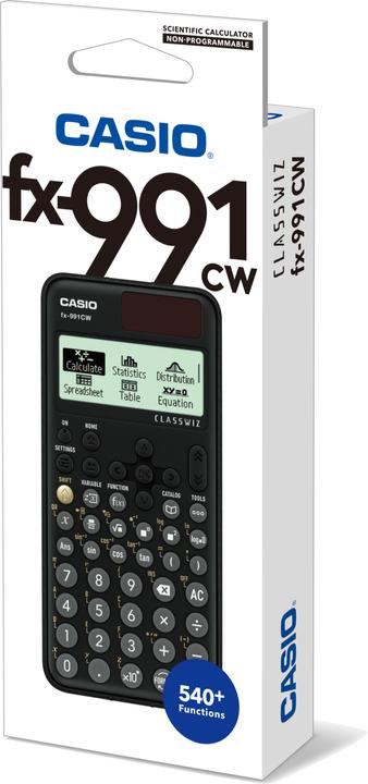 Actual product image Casio Calculatrice scolaire FX-991CW (Solar cells)
