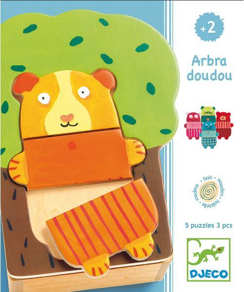 Actual product image Djeco Arbra doudou (15 pieces)