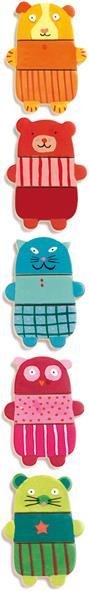 Actual product image Djeco Arbra doudou (15 pieces)