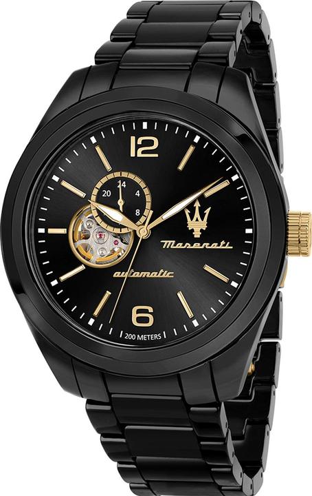 Actual product image Maserati R8823150001 Traguardo Mens Watch Automatic 45mm 20ATM (Analogue wristwatch, 45 mm)