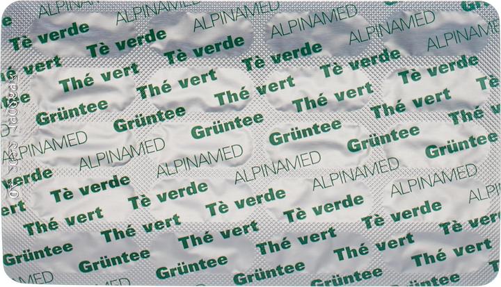 Nährwerte und Zutaten Alpinamed Grüntee Kapseln (1 Stück, Kapseln, 112 g)