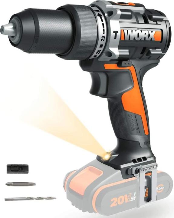 Actual product image Worx Impact drill 20V WX352 (Rechargeable battery operated)