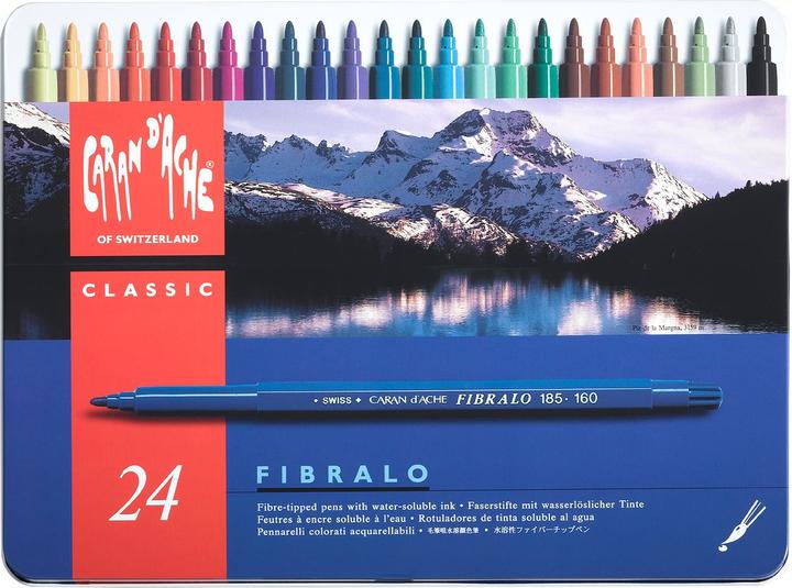 Actual product image Caran d'Ache Fibralo Metallschachtel (Multicoloured, 24 x)