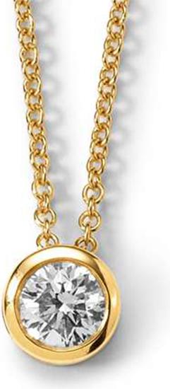 Immagine prodotto Natsumi Schmuck Ciondolo con diamante in oro giallo 18K/750 0,10 ct H si (Oro giallo 750/18 K Oro giallo)