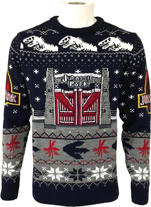 Produktbild Jurassic Park Gates Pullover weihnachtliches Design (S)