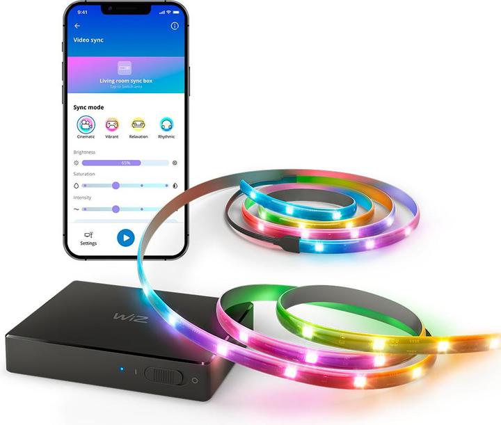 Produktbild WiZ Sync Box + Lightstrip 55 bis 65 Zoll