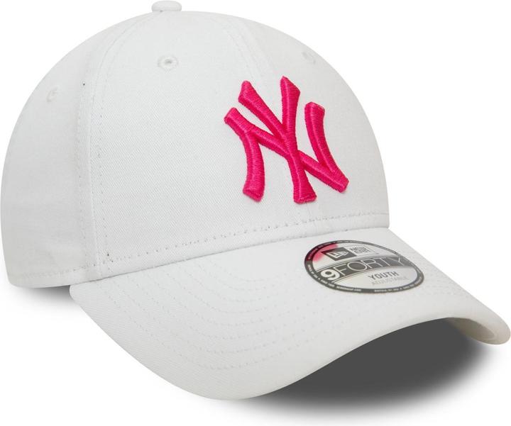 Actual product image New Era 9Forty Kids Cap - New York Yankees white / pink - C (53, 52 C, 54 C)
