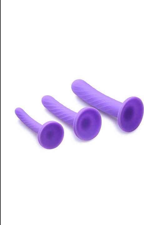 Image du produit XR Brands Ensemble de godemichés en silicone Tri-Play 3 pièces
