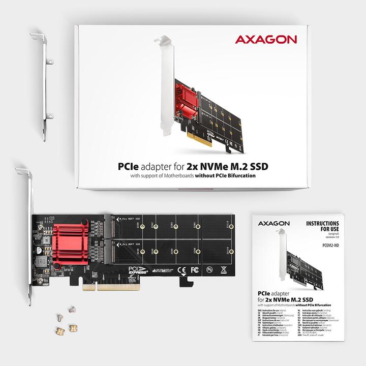 Actual product image Axagon PCEM2-ND