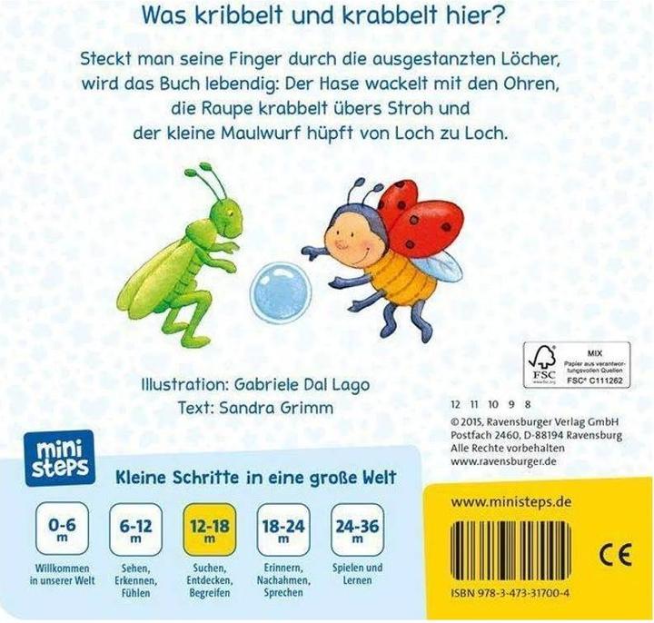 Immagine prodotto Ravensburger Divertenti animali striscianti che fanno il solletico (Tedesco)