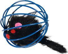 Image du produit Karlie Boule à grille avec souris en peluche (Jouet à balle chat)