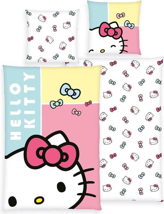 Produktbild Herding Hello Kitty Bettwäsche Hello Kitty Bow 135 x 200 cm / 80 x 80 cm
