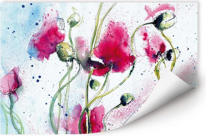 Immagine prodotto Trenddeko Acquerello di papaveri (80 x 56 cm)