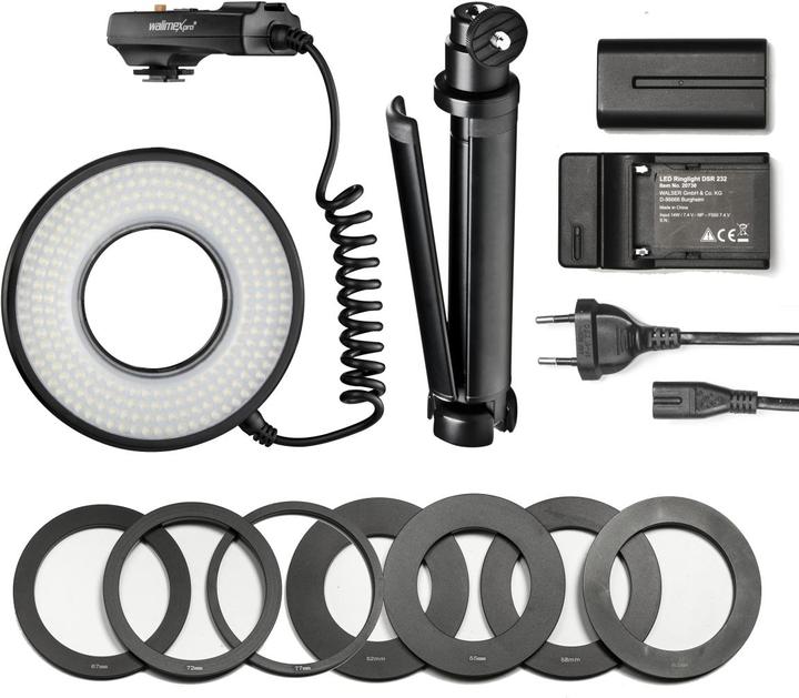 Produktbild Walimex pro Pro Macro LED Ringlicht DSR 232 Set (Ringleuchte)