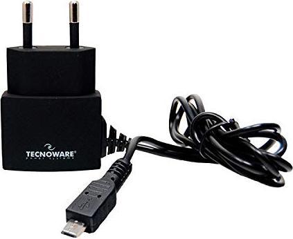 Produktbild Tecnoware Carica Batteria Microusb 2,1a Gommato Nero 120cm (10 W)