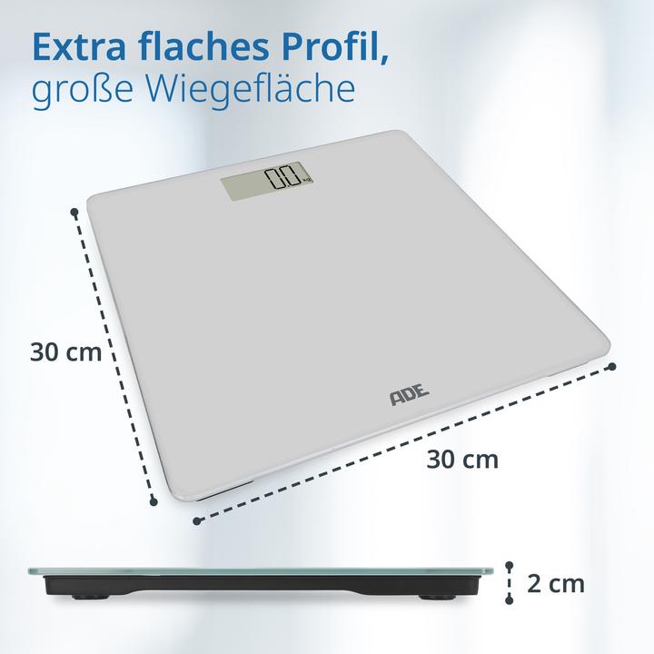 Produktbild ADE Personenwaage Amina Silber, Displaytyp: Digital (180 kg)