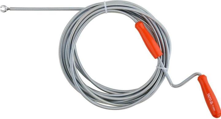 Produktbild Yato professionelle Abflussreinigung Sonde 5M x 9 mm - Flexibles Sanitärwerkzeug für Sanitärspülen u