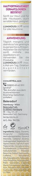 Actual product image NIVEA Anti-dark circles under the eyes (Crème, 15 ml, Day + Night)