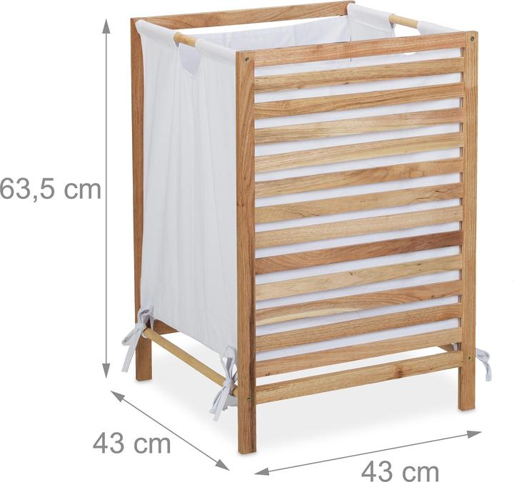 Immagine prodotto Relaxdays Cesto della biancheria (60 l)
