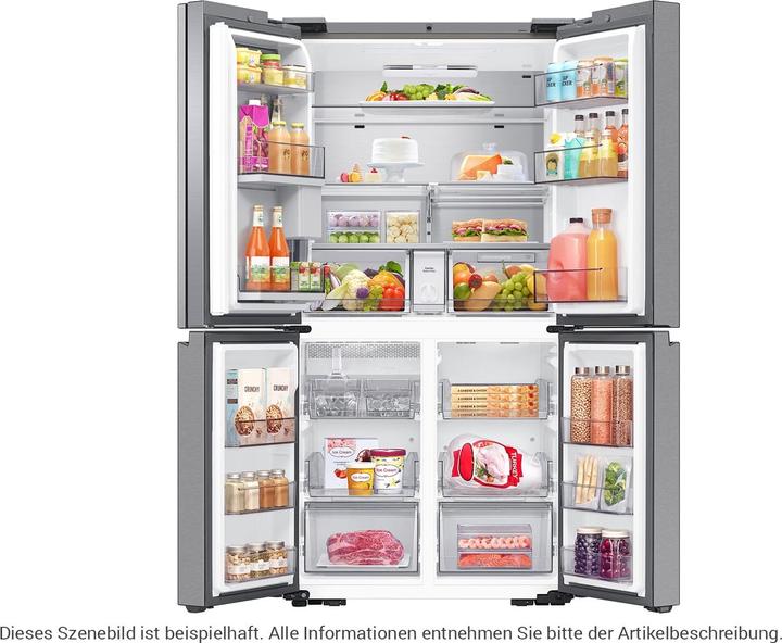 Image du produit Samsung RF65DG9H0ESREF, French Door (acier inoxydable, Family Hub, Cool Select+, Beverage Center) (636 l)