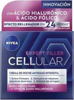 Actual product image NIVEA Cellular Filler Hialurónico y Fólico Crema Noche 50ml (50 ml, Night cream)
