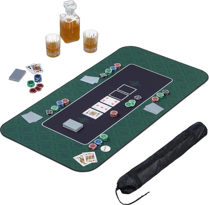 Productafbeelding Relaxdays Poker mat