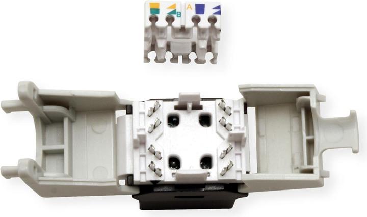 Image du produit Roline C6 Keystone UTP180°,sans outils (U/UTP, CAT6, 0.04 m)