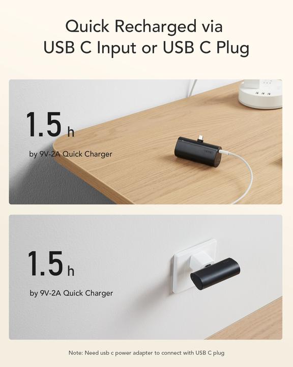 Produktbild Veger Plugon Charger (5000 mAh, 20 W, 18.50 Wh)