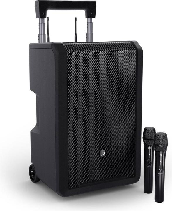 Image du produit LD Systems ANNY® 10 HHD 2 B8 - 10" Enceinte de sonorisation mobile Bluetooth® avec batterie, table de mixage (1x 80 W)