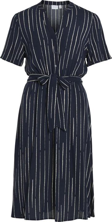 Vila Kurzärmeliges Midikleid