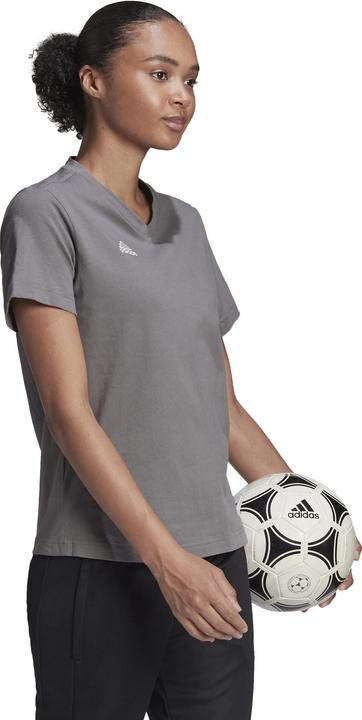 Produktbild adidas Damen T-Shirt Entrada 22 Jersey grau HC0439 (XL) (XL)