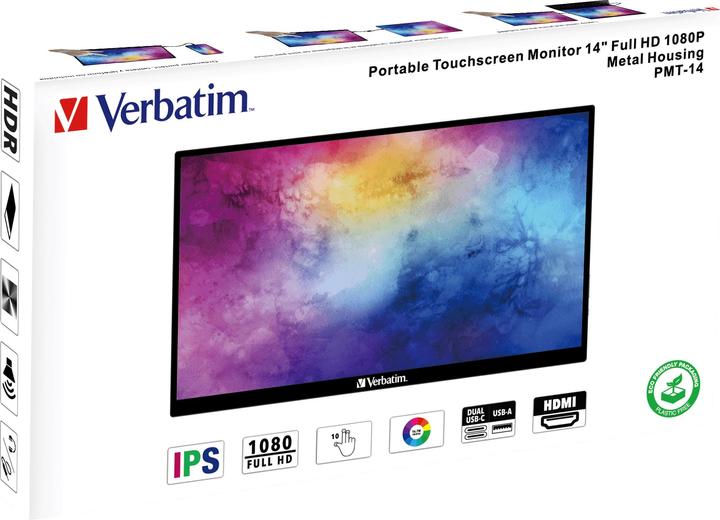Actual product image Verbatim PMT-14 (1920 x 1080 pixels, 14")