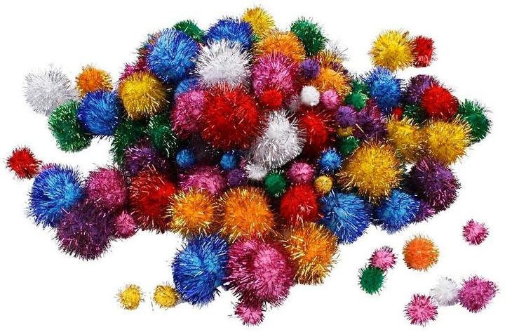 Actual product image Creativ Company Pompom multicoloured, 300 g
