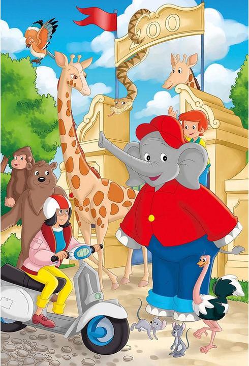 Actual product image Schmidt Spiele Benjamin Blümchen, At the Zoo (24 pieces)