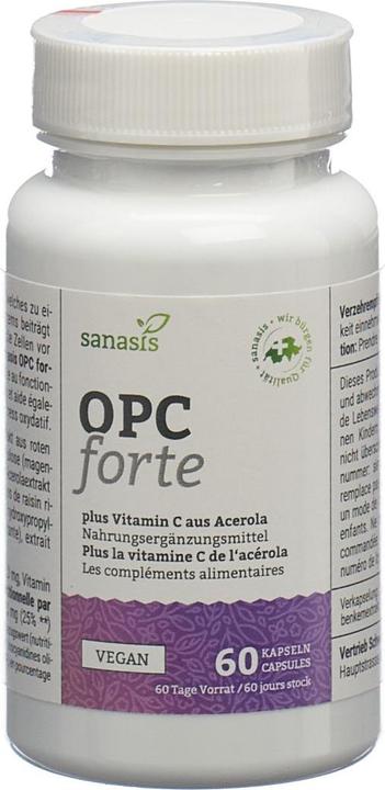 Image du produit Sanasis OPC Forte (60 capsules) (60 pièce(s), Capsules, 9 g)