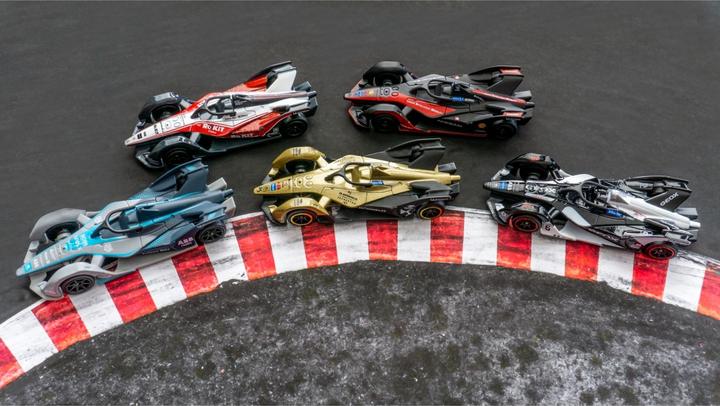 Actual product image Majorette Formula E Gen 2 Cars 5 Pieces Giftpack