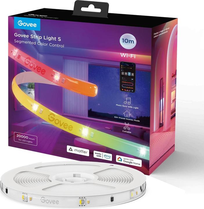 Actual product image Govee Stripe Light S (Daylight, Warm white, 1000 cm, Indoor)