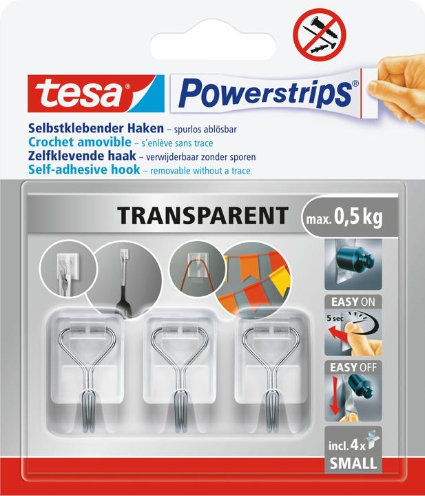 tesa Ganci adesivi Powerstrips Piccolo