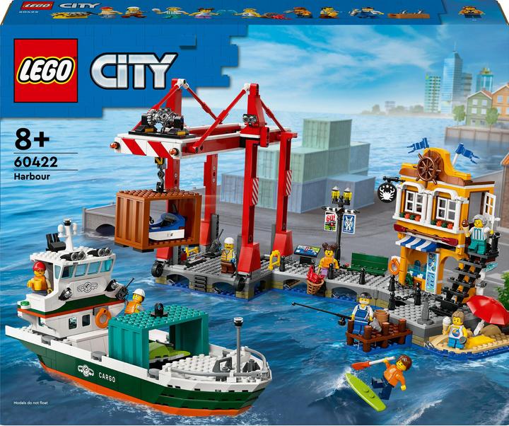 Actual product image LEGO 60422 Harbour with cargo ship (60422, LEGO City)