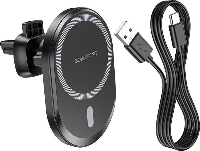 Produktbild Borofone Magnetische Autohalterung inkl. Wireless Charging