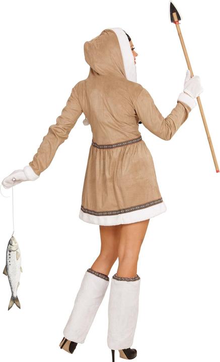 Actual product image Widmann ESKIMO (Kleid mit Kapuze, Stulpen, Handschuhe), M (M)