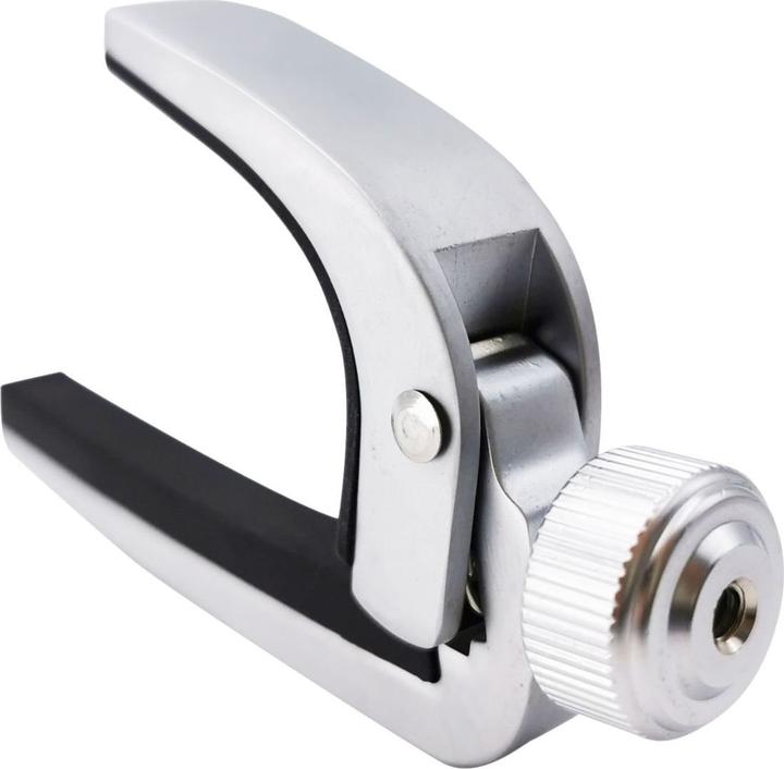 Mozo Capotasto in metallo per chitarra, color argento (Capo)