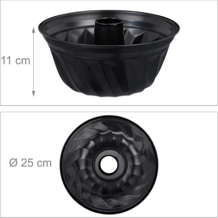 Immagine prodotto Relaxdays Stampo a Spirale per Ciambellone, Antiaderente (25 cm)